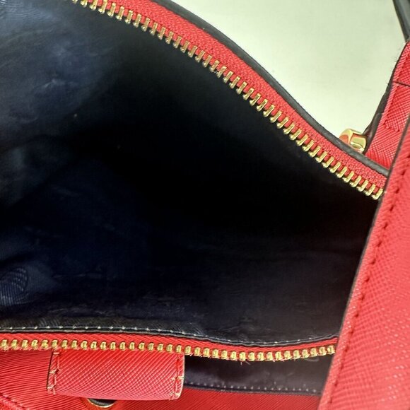 Christian Siriano pink Structured Tote Bag With Gold Accents & Double Straps - Picture 9 of 11